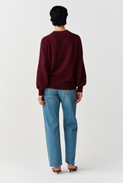 Olivia Embroidered Round Neck Knitted Jumper
