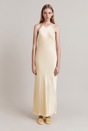 Chloe Satin Midi Slip Dress