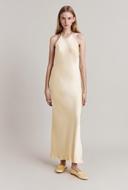 Chloe Satin Midi Slip Dress