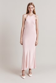 Chloe Satin Midi Slip Dress