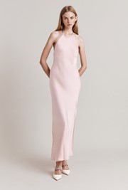 Chloe Satin Midi Slip Dress