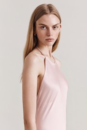 Chloe Satin Midi Slip Dress