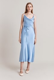 Alice Satin Midi Slip Dress