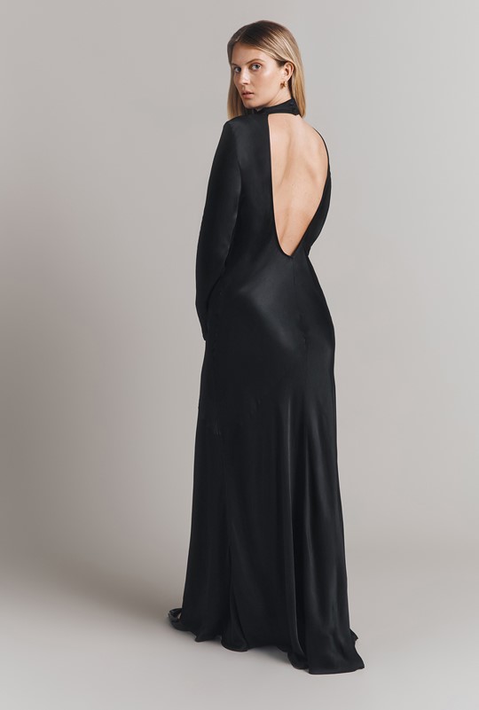 Rayna Satin Maxi Dress