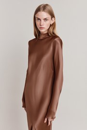 Rayna Satin Maxi Dress