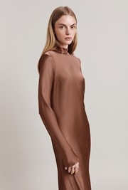 Rayna Satin Maxi Dress