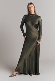 Rayna Satin Maxi Dress