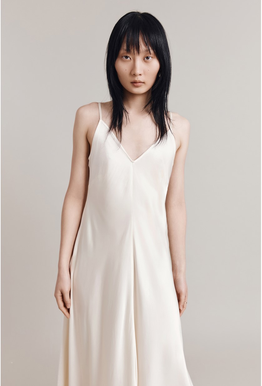 Florrie Satin Maxi Slip Dress | Ghost London