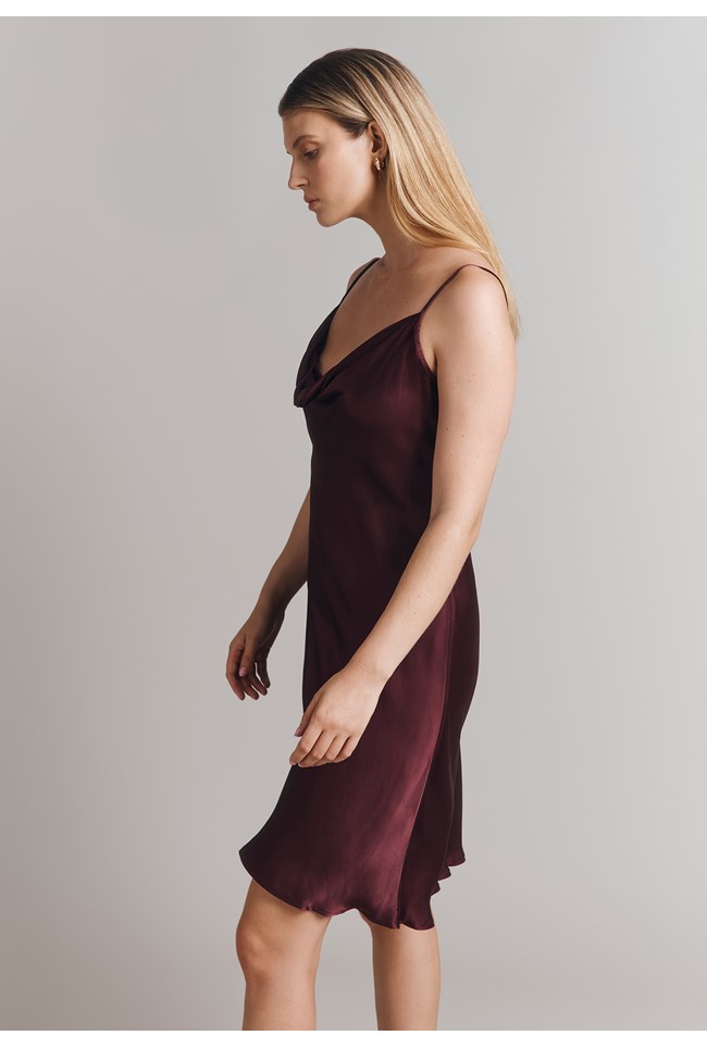 Hazel Satin Slip Dress