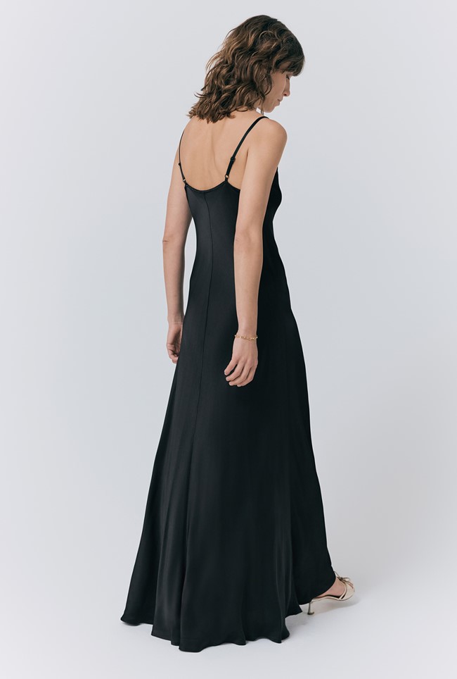 Eden Satin Maxi Slip Dress