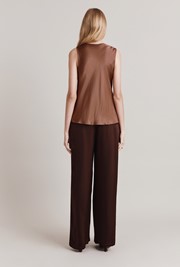 Nancy Satin Wide Leg Trousers