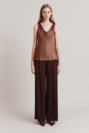 Nancy Satin Wide Leg Trousers