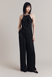 Celine Satin Wide Leg Trouser