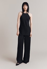 Celine Satin Wide Leg Trouser