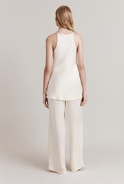 Celine Satin Wide Leg Trouser