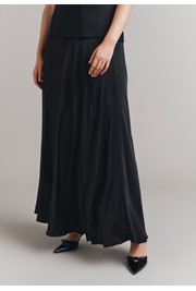 Diana Satin Midi Slip Skirt