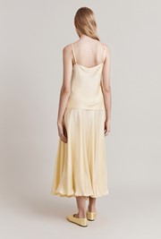 Diana Satin Midi Slip Skirt