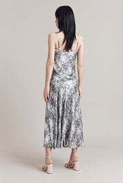 Diana Snake Midi Slip Skirt