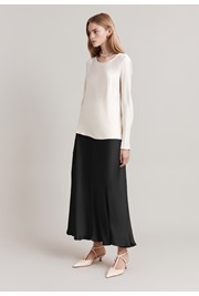 Colette Satin Maxi Skirt