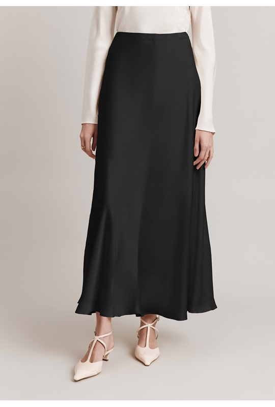 Colette Satin Maxi Skirt