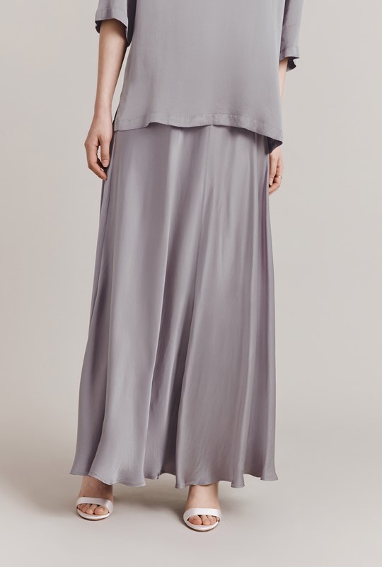 Colette Satin Maxi Skirt