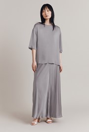 Colette Satin Maxi Skirt