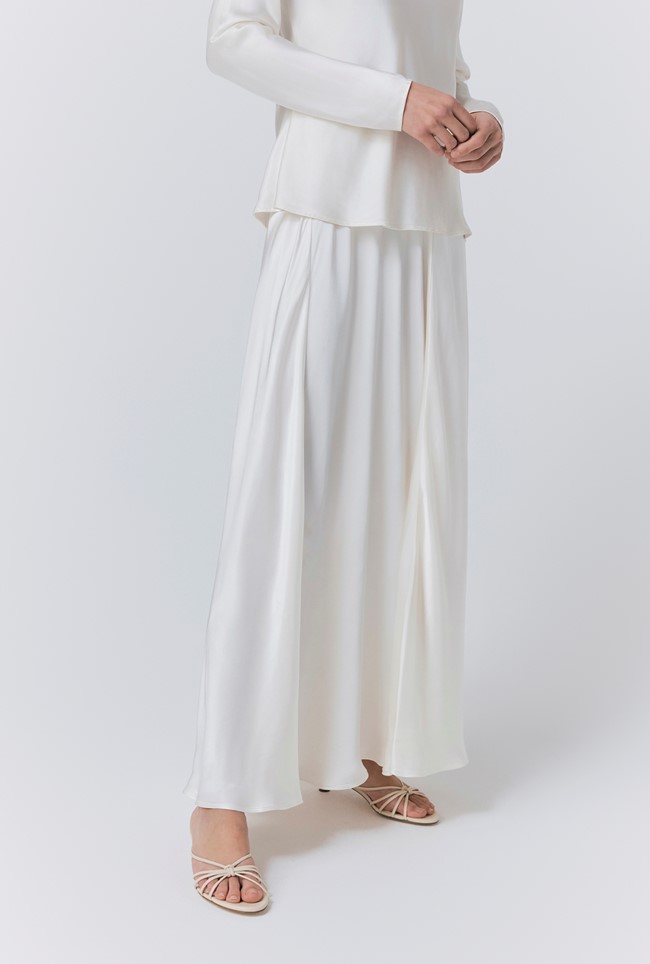 Colette Satin Maxi Skirt