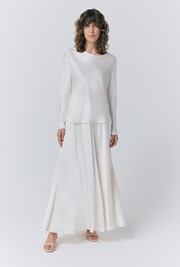 Colette Satin Maxi Skirt