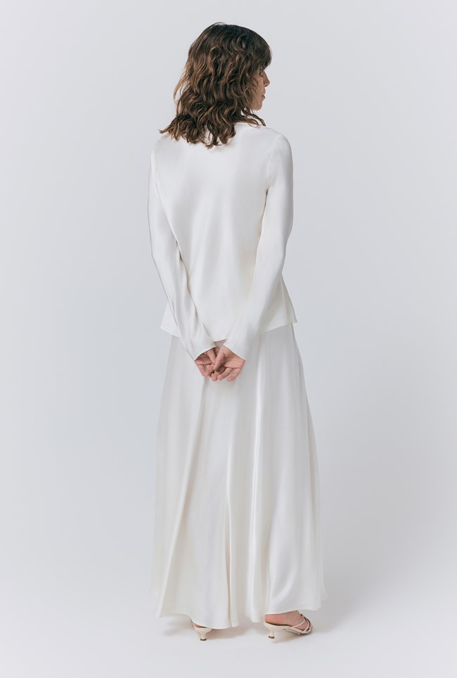 Colette Satin Maxi Skirt