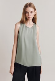 Kate Satin Sleeveless Top