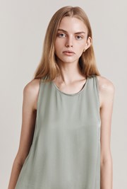 Kate Satin Sleeveless Top