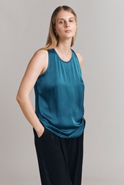 Kate Satin Sleeveless Top