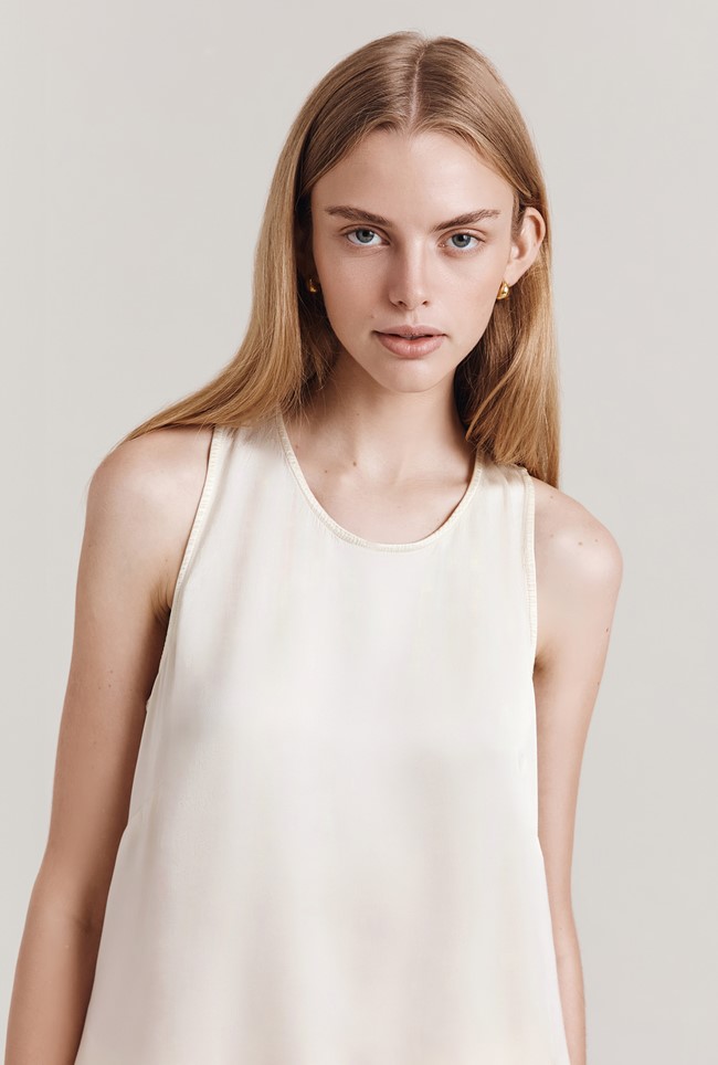 Kate Satin Sleeveless Top