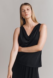 Riley Satin Sleeveless Top