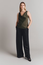 Riley Satin Sleeveless Top