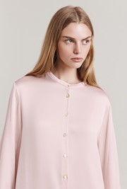 Lila Satin Shirt