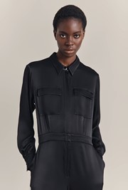 Janine Satin Jumpsuit