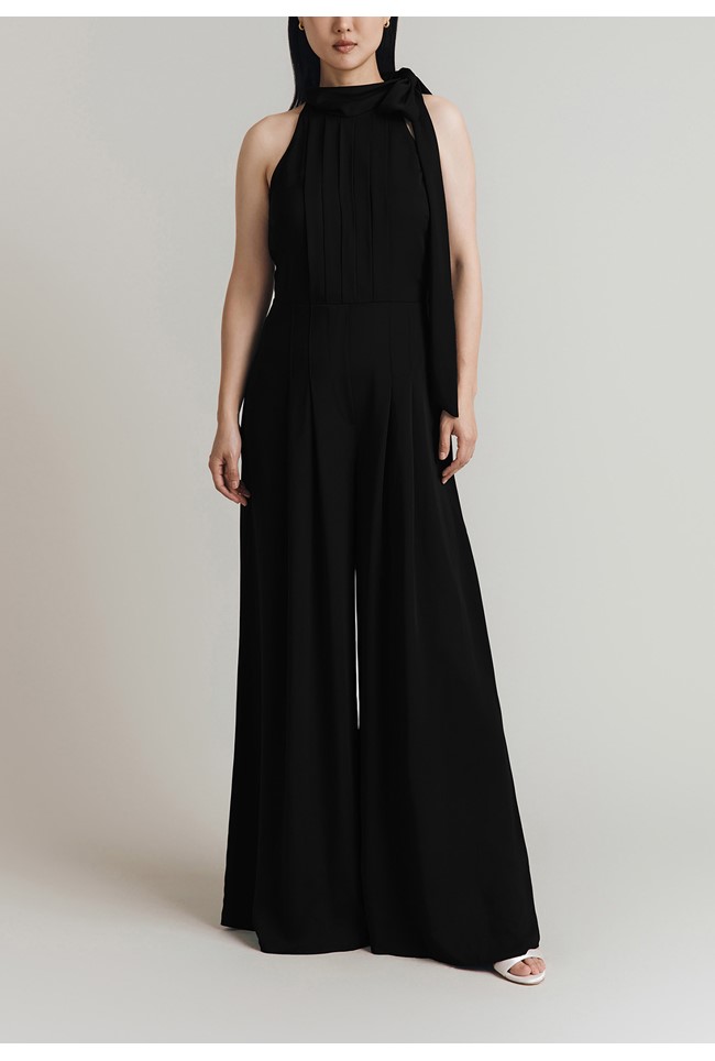 Myla Crepe Halter Neck Jumpsuit