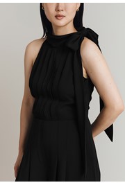Myla Crepe Halter Neck Jumpsuit