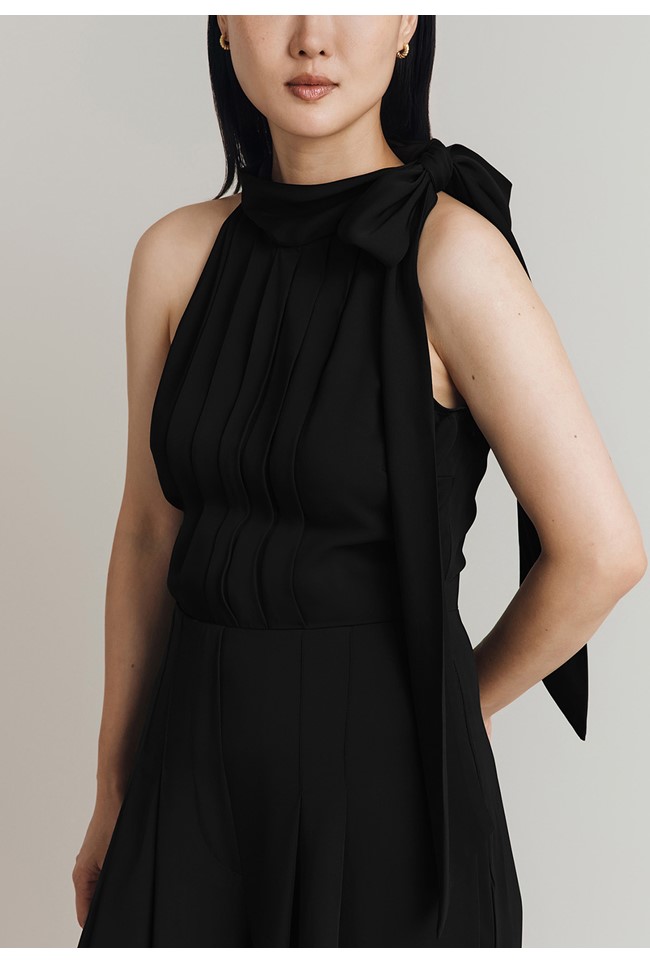 Myla Crepe Halter Neck Jumpsuit