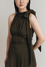 Myla Crepe Halter Neck Jumpsuit
