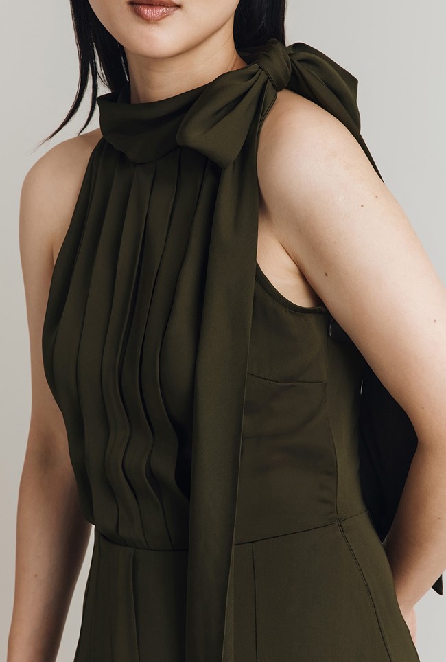 Myla Crepe Halter Neck Jumpsuit