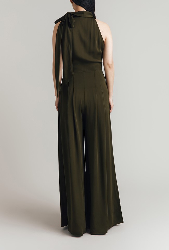 Myla Crepe Halter Neck Jumpsuit