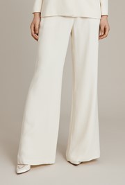 Alexa Crepe Wide Leg Trousers