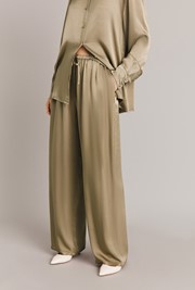 Imogen Satin Wide Leg Trouser