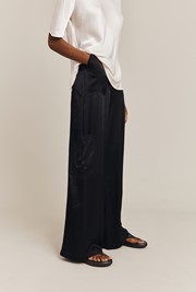 Aurora Satin Cargo Trousers