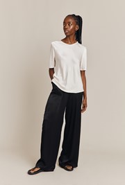 Aurora Satin Cargo Trousers