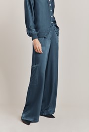 Aurora Satin Cargo Trousers