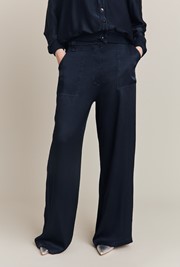 Aurora Satin Cargo Trousers