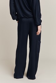 Aurora Satin Cargo Trousers